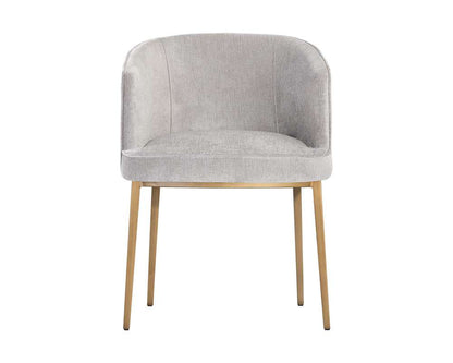 Sunpan - MIXT Cornella Dining Armchair - Polo Club Stone - 105437_CLOSEOUT veiw 2