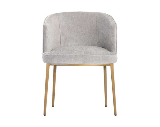 Sunpan - MIXT Cornella Dining Armchair - Polo Club Stone - 105437_CLOSEOUT veiw 2