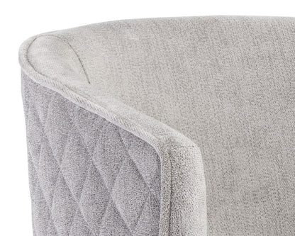Sunpan - MIXT Cornella Dining Armchair - Polo Club Stone - 105437_CLOSEOUT view 7