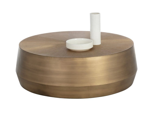 Sunpan - Creed Coffee Table Large - Antique Gold - 110097 view 1