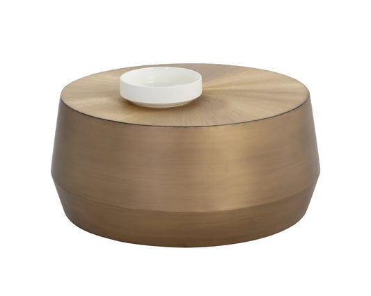 Sunpan - Creed Coffee Table Small - Antique Gold - 109690 view 1