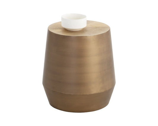 Sunpan - Creed Side Table - Antique Gold - 109689 view 2