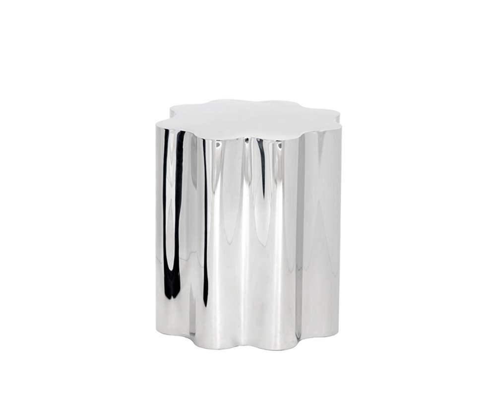 Sunpan - Ikon Dahlia End Table - Stainless Steel - 101384 veiw 2
