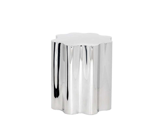 Sunpan - Ikon Dahlia End Table - Stainless Steel - 101384 veiw 2