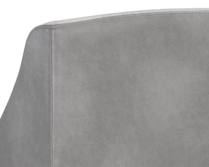 Sunpan - Ikon Dalary Counter Stool - Bravo Metal / Polo Club Stone - 106032 view 7