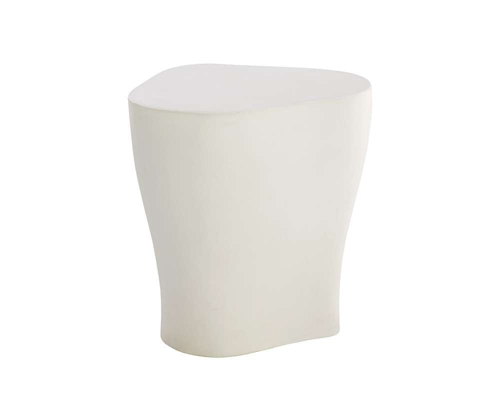 Sunpan - MIXT Dali End Table Large - White - 108568 veiw 3