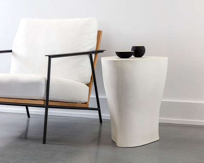 Sunpan - MIXT Dali End Table Large - White - 108568 veiw 5