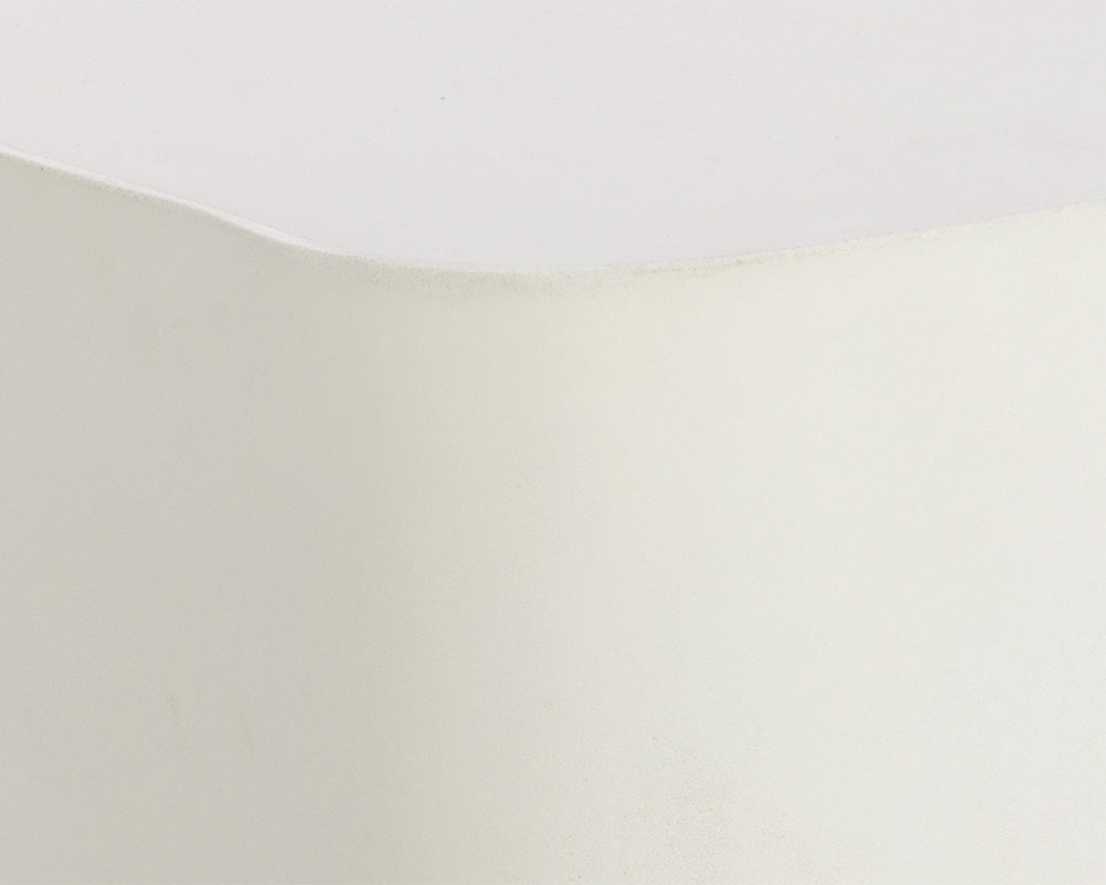 Sunpan - MIXT Dali End Table Large - White - 108568 view 6