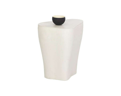 Sunpan - MIXT Dali End Table Small - White - 107467 veiw 1