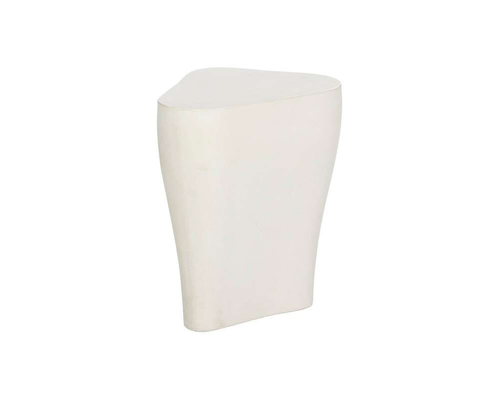 Sunpan - MIXT Dali End Table Small - White - 107467 veiw 3