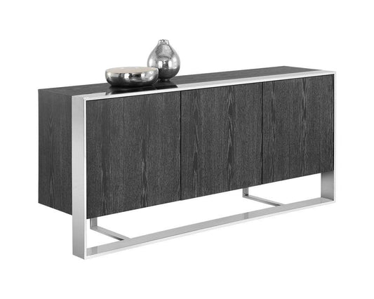 Sunpan - Ikon Dalton Sideboard - Stainless Steel - Grey - 107055 veiw 1