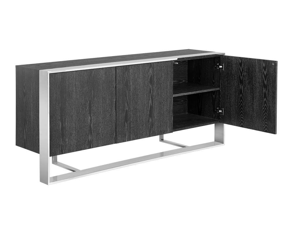 Sunpan - Ikon Dalton Sideboard - Stainless Steel - Grey - 107055 veiw 3