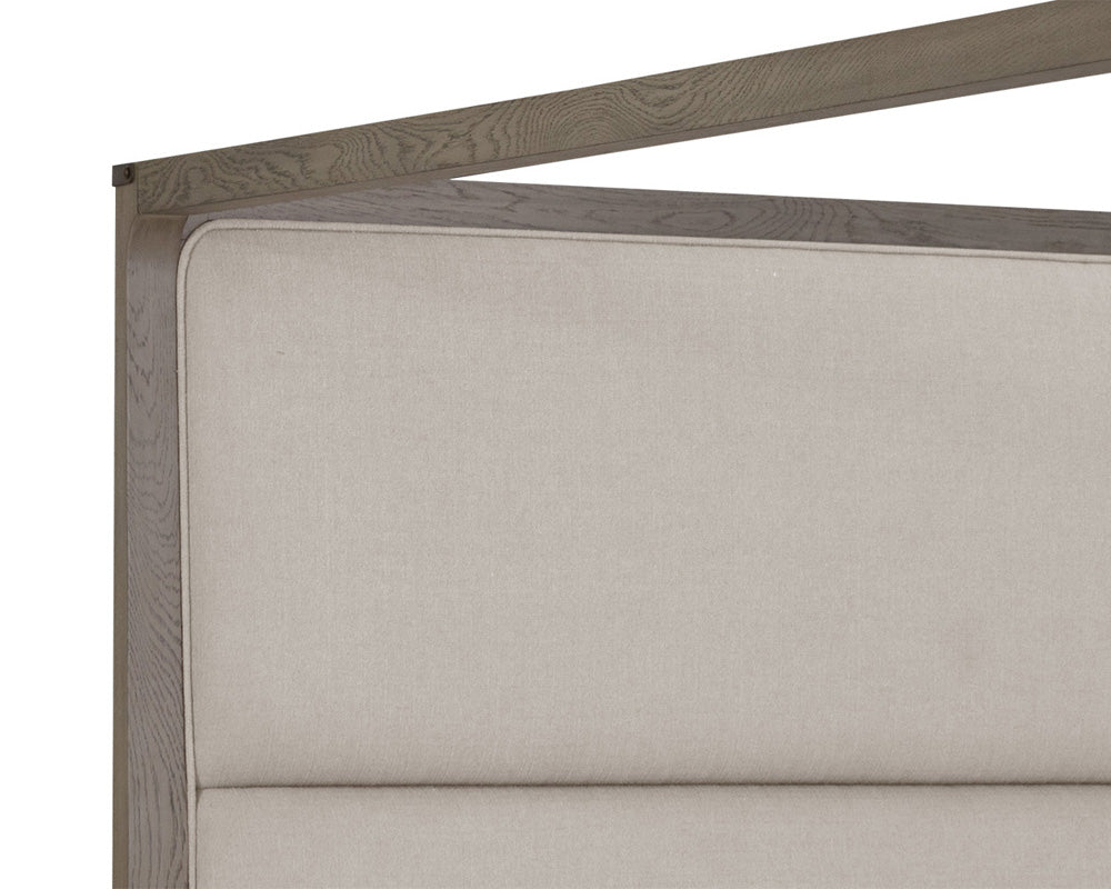 Sunpan - Danette Canopy Bed - King - Zenith Taupe Grey - 110925_CLOSEOUT view 2