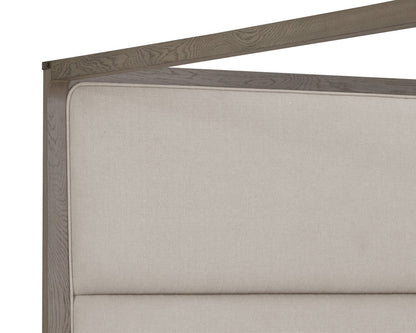 Sunpan - Danette Canopy Bed - King - Zenith Taupe Grey - 110925_CLOSEOUT view 2