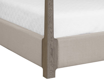 Sunpan - Danette Canopy Bed - King - Zenith Taupe Grey - 110925_CLOSEOUT view 3