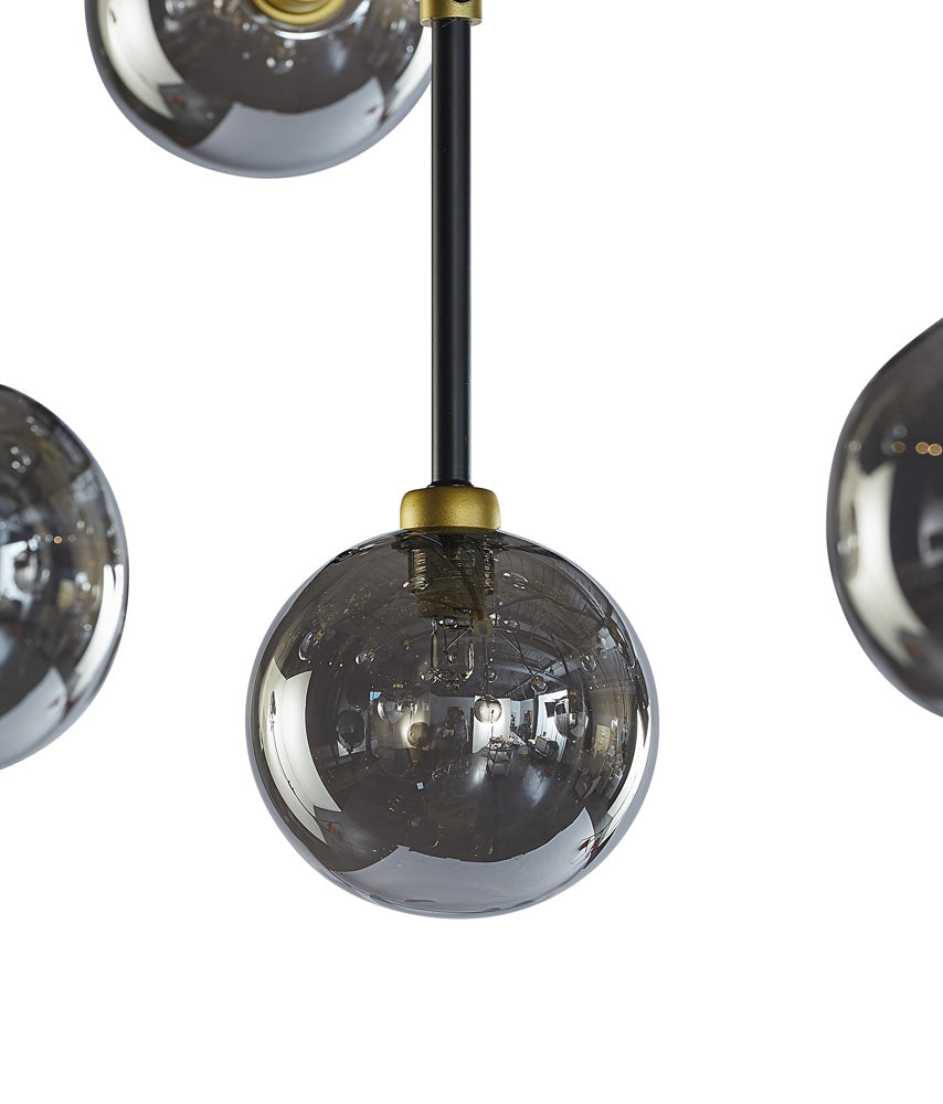 Sunpan - Ikon Deimos Chandelier - Large - Smoke Grey - 105527 view 5