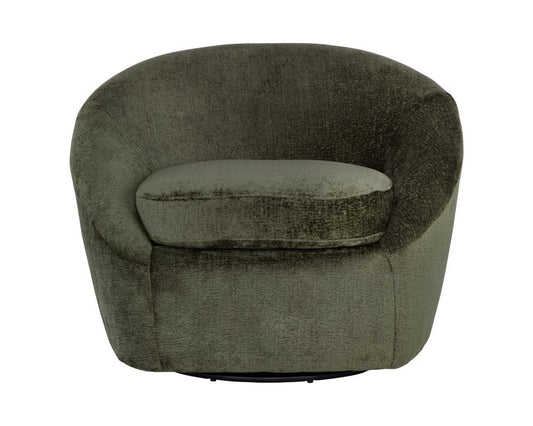 Sunpan - Domestic Bliss Swivel Lounge Chair - Bergen Olive - 111410 view 2