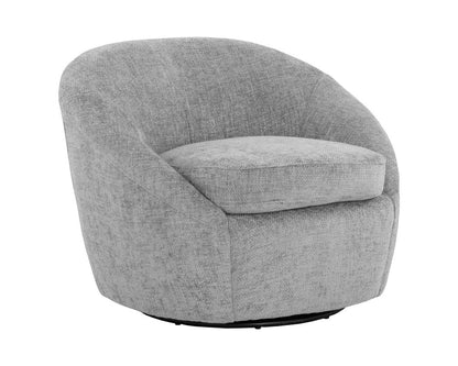 Sunpan - Domestic Bliss Swivel Lounge Chair - Husky Grey - 109892_CLOSEOUT view 1