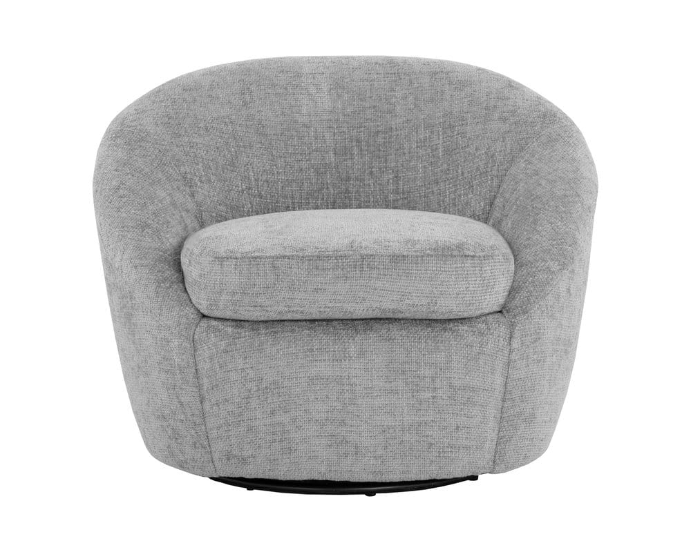 Sunpan - Domestic Bliss Swivel Lounge Chair - Husky Grey - 109892_CLOSEOUT view 2