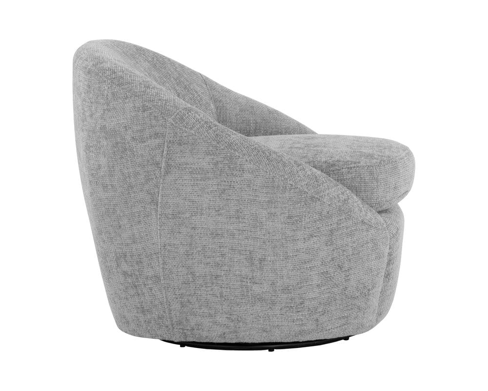 Sunpan - Domestic Bliss Swivel Lounge Chair - Husky Grey - 109892_CLOSEOUT view 3