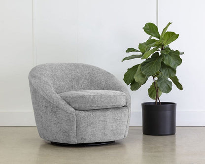 Sunpan - Domestic Bliss Swivel Lounge Chair - Husky Grey - 109892_CLOSEOUT view 5