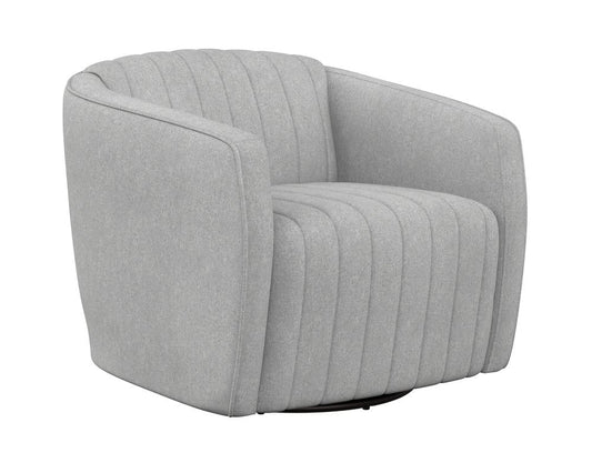 Sunpan - Domestic Garrison Swivel Lounge Chair - Liv Dove - 111321_CLOSEOUT view 1