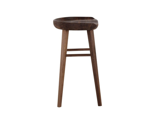 Sunpan - Dominic Counter Stool - Walnut - 107096 view 2