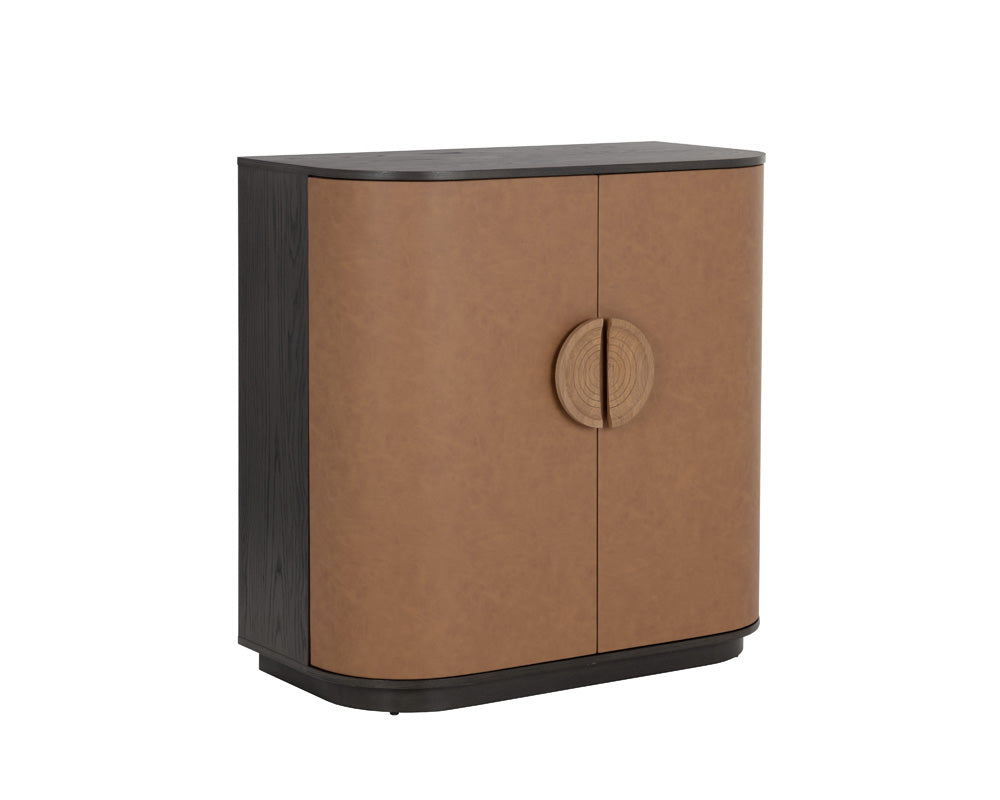 Sunpan - Dresden Bar Cabinet - Milliken Cognac - 111361 view 3
