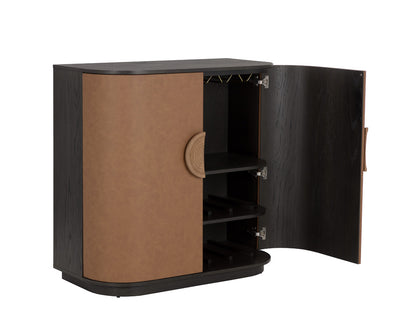 Sunpan - Dresden Bar Cabinet - Milliken Cognac - 111361 view 4