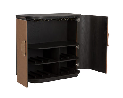 Sunpan - Dresden Bar Cabinet - Milliken Cognac - 111361 view 5