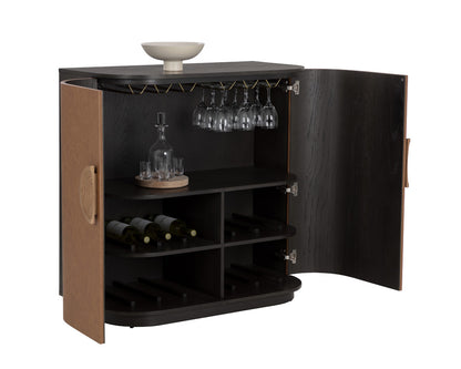 Sunpan - Dresden Bar Cabinet - Milliken Cognac - 111361 view 6