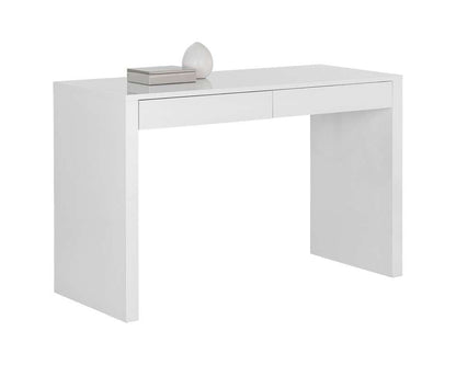 Sunpan - Ikon Dutad Desk - High Gloss White - 106901 veiw 1