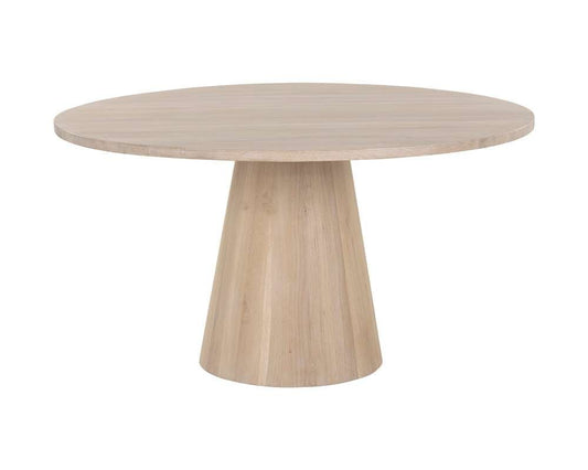 Sunpan - Elina Dining Table Round - Light Oak - 54in - 111022 veiw 2