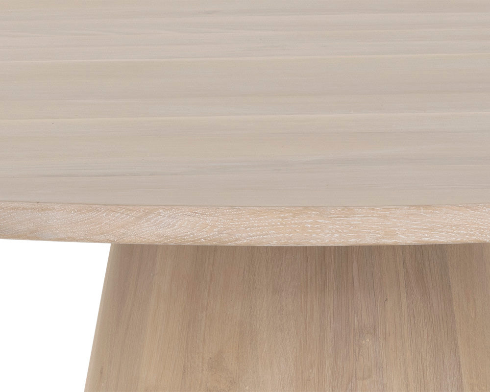 Sunpan - Elina Dining Table Round - Light Oak - 54in - 111022 view 5