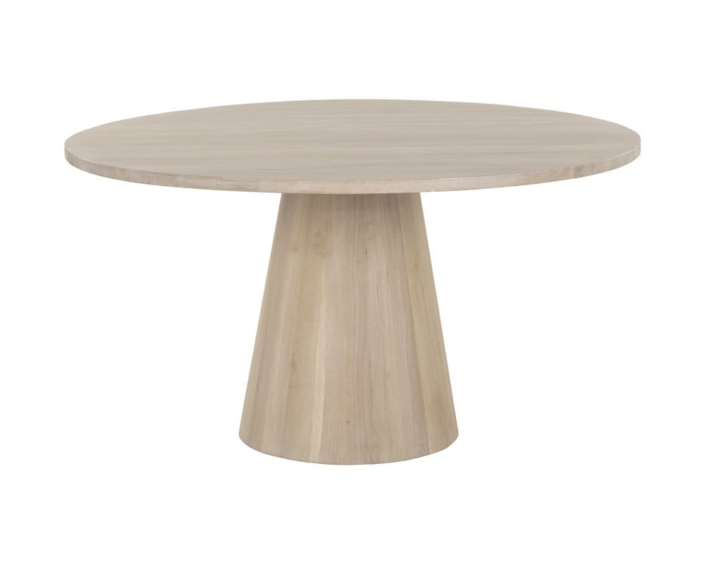 Sunpan - Elina Dining Table Round - Light Oak - 54in - 111022 view 1