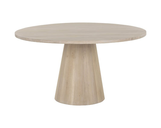 Sunpan - Elina Dining Table Round - Light Oak - 54in - 111022 view 1