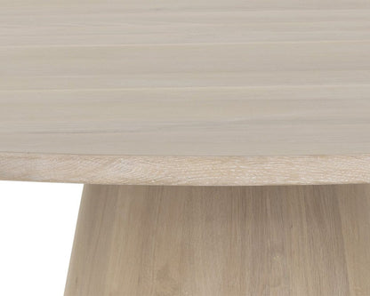 Sunpan - Elina Dining Table Round - Light Oak - 54in - 111022 view 9