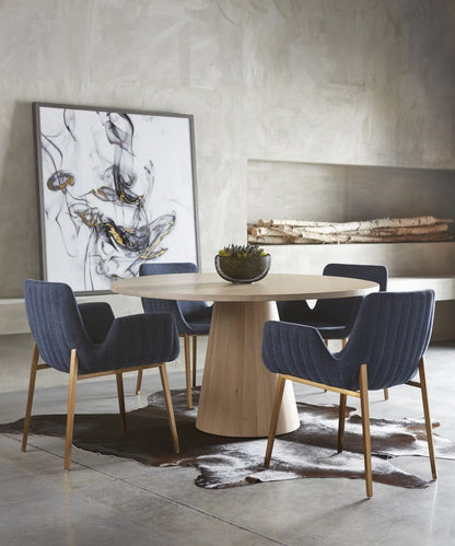 Sunpan - Elina Dining Table Round - Light Oak - 54in - 111022 view 10