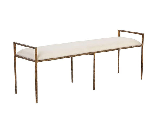 Sunpan - Esai Bench - Zenith Alabaster - 109541_SUN veiw 1