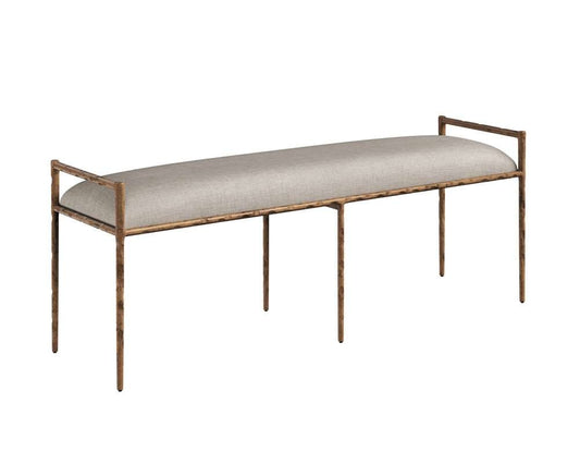 Sunpan - Esai Bench - Zenith Taupe Grey - 110136 veiw 1