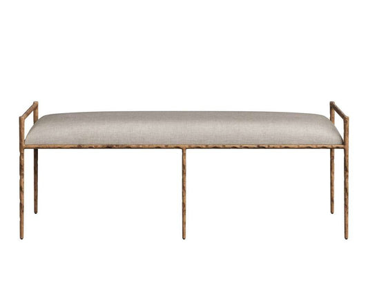Sunpan - Esai Bench - Zenith Taupe Grey - 110136 veiw 2
