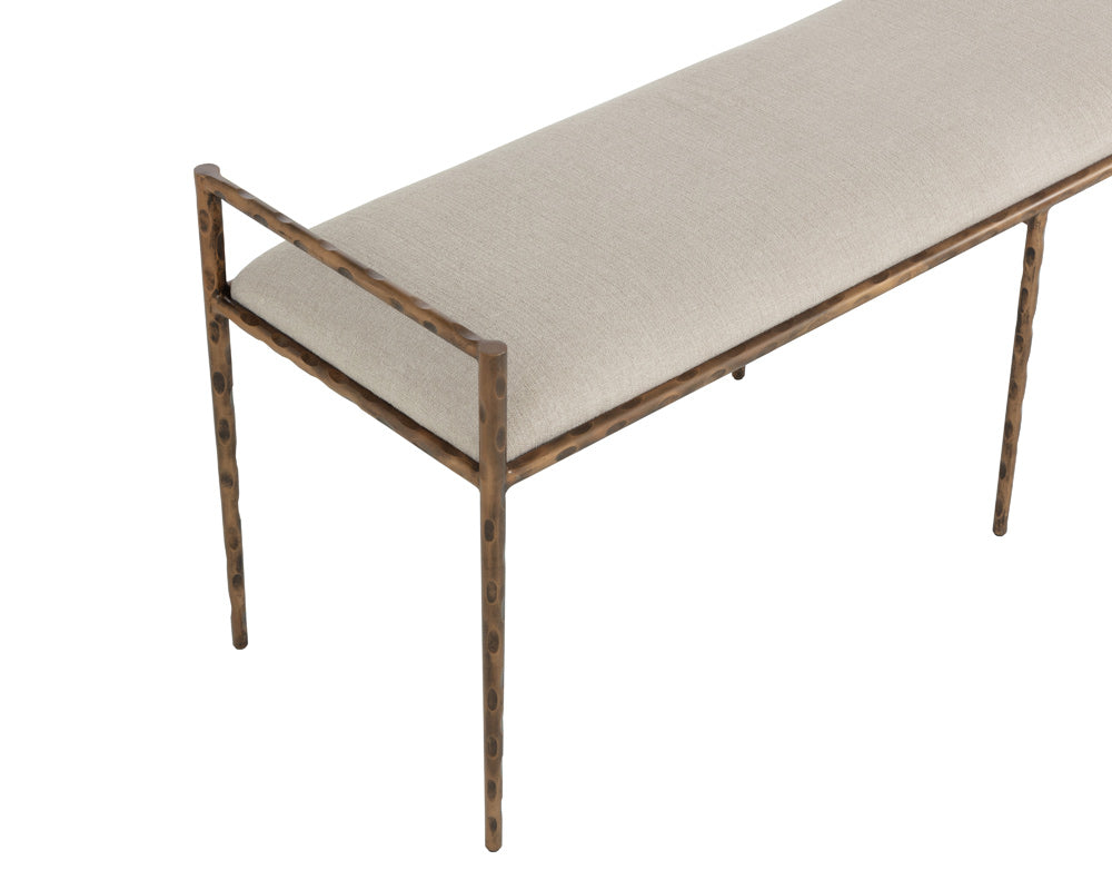Sunpan - Esai Bench - Zenith Taupe Grey - 110136 view 3