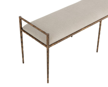 Sunpan - Esai Bench - Zenith Taupe Grey - 110136 view 3