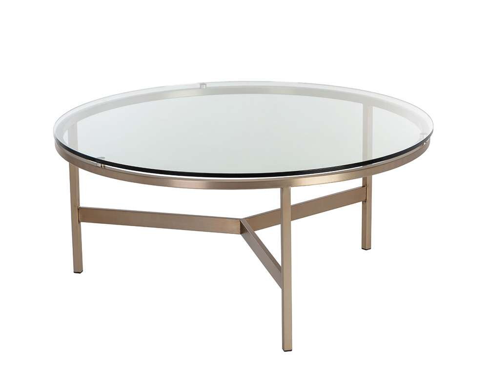 Sunpan - Ikon Flato Coffee Table - Antique Brass - 109185 veiw 3