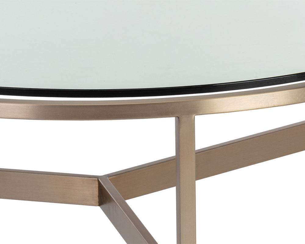 Sunpan - Ikon Flato Coffee Table - Antique Brass - 109185 view 5