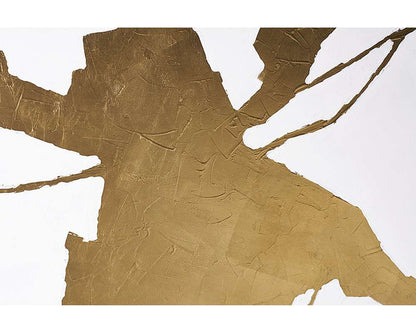 Sunpan - Fractured Fix - 40in X 60in - Gold Floater Frame - A0199 veiw 2