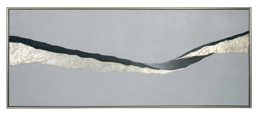 Sunpan - Frequency - 72in X 30in - Silver Floater Frame - A0183 view 1