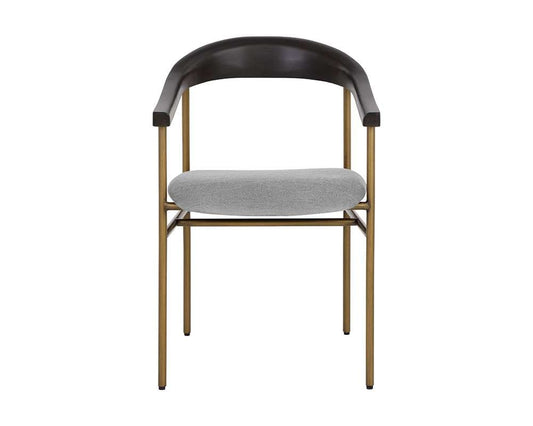 Sunpan - Zenn Giorgio Dining Armchair - Polo Club Stone - 108692_CLOSEOUT veiw 2