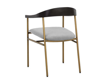 Sunpan - Zenn Giorgio Dining Armchair - Polo Club Stone - 108692_CLOSEOUT veiw 4