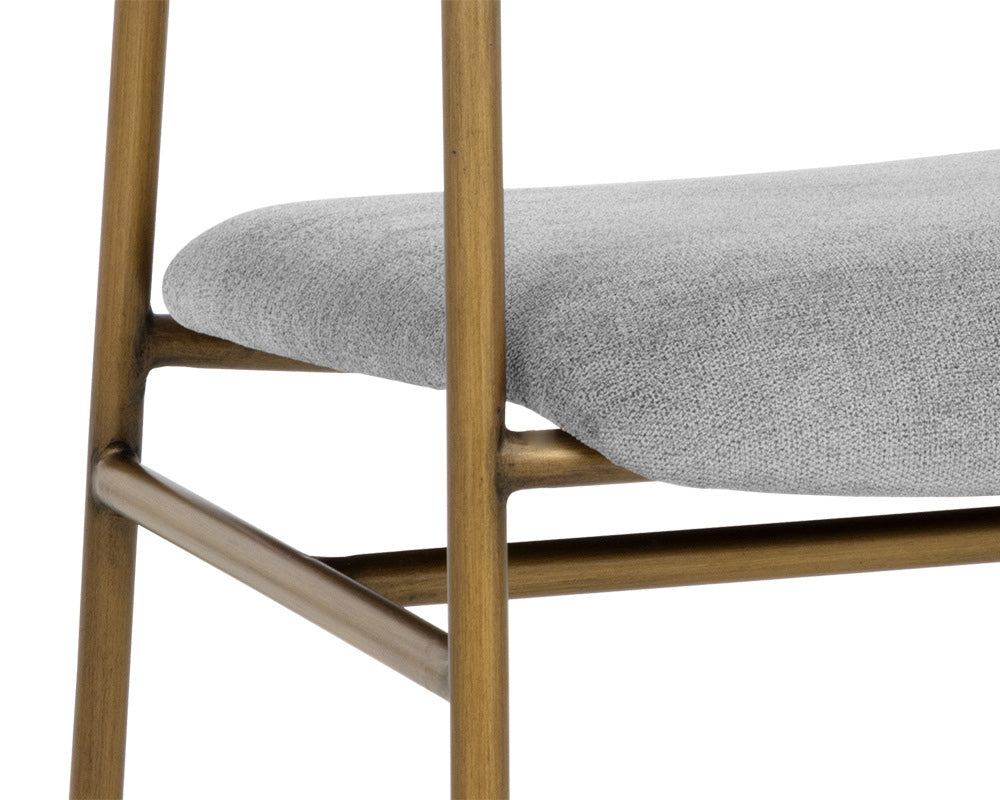 Sunpan - Zenn Giorgio Dining Armchair - Polo Club Stone - 108692_CLOSEOUT view 7